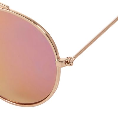 Girls pink brow bar sunglasses